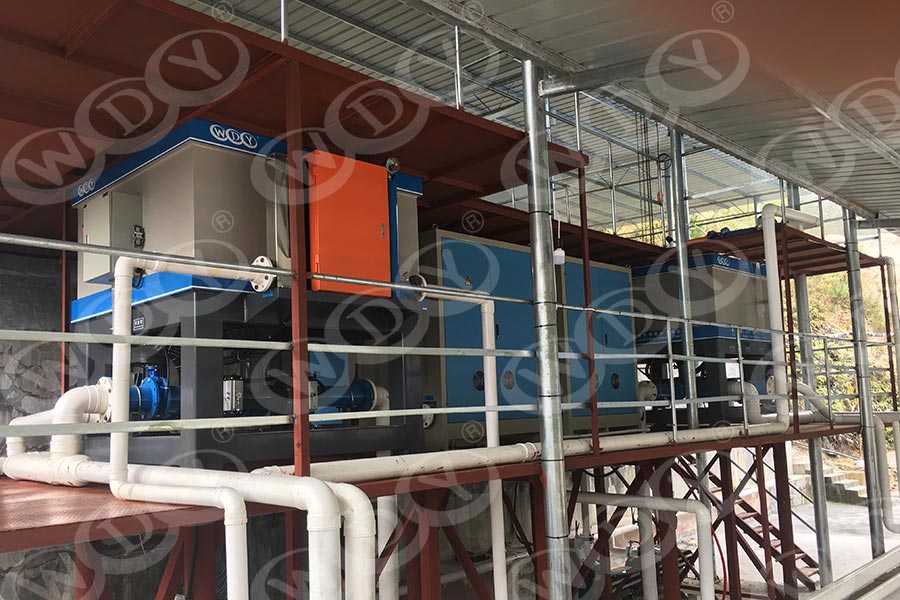 湖南桂東水洗高嶺土除鐵設(shè)備使用案例